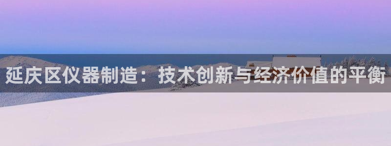 意昂3集团E.ON：延庆区仪器制造：技术创新与经济价值的平衡